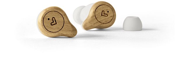 Wireless Headphones Energy Sistem Earphones Eco True Wireless Beech Wood ...