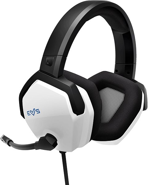 Gaming Headphones Energy Sistem Headset ESG 3 White Thunder Lateral view
