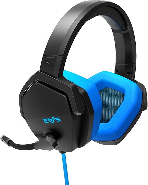 Gaming Headphones Energy Sistem Headset ESG 4 Surround 7.1 Blue Lateral view