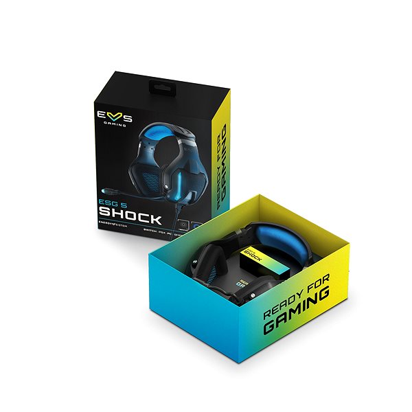 Gaming Headphones Energy System Headphones ESG 5 Shock Packaging/box