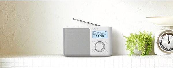Radio Sony XDR-S61D weiß Lifestyle
