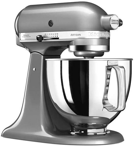 Küchenmaschine KitchenAid Robot Artisan 175 - Silber Seitlicher Anblick