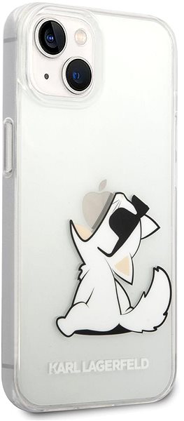 Handyhülle Karl Lagerfeld PC/TPU Choupette Eat Cover für iPhone 14 Plus Transparent ...