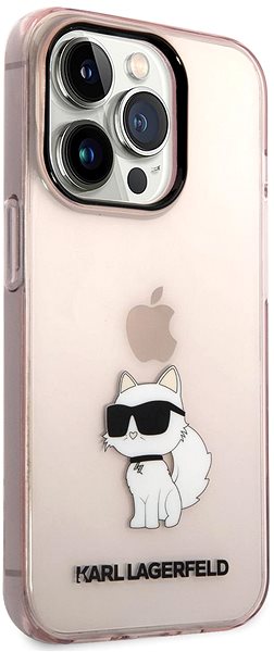Handyhülle Karl Lagerfeld IML Choupette NFT Back Cover für iPhone 14 Pro Max - Rosa ...