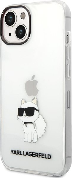 Telefon tok Karl Lagerfeld IML Choupette NFT iPhone 14 Plus átlátszó hátlap tok ...