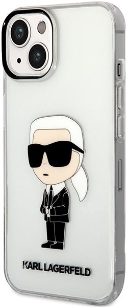 Telefon tok Karl Lagerfeld IML IML Ikonik NFT hátlap iPhone 14 Plus Transparent készülékhez ...