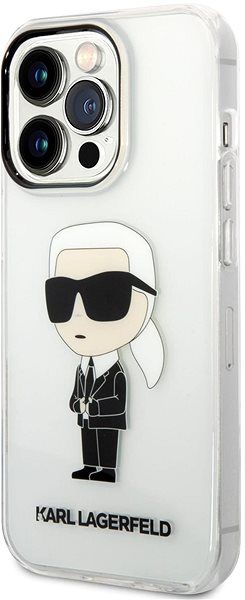 Telefon tok Karl Lagerfeld IML Ikonik NFT iPhone 14 Pro átlátszó hátlap tok ...