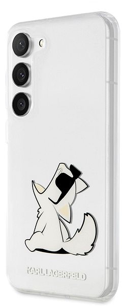 Kryt na mobil Karl Lagerfeld PC/TPU Choupette Eat Zadný Kryt na Samsung Galaxy S23+ Transparentný ...