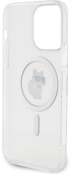 Handyhülle Karl Lagerfeld IML Choupette MagSafe Back Cover für iPhone 15 Pro Max transparent ...