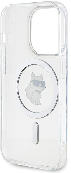 Handyhülle Karl Lagerfeld IML Choupette MagSafe Back Cover für iPhone 15 Pro transparent ...