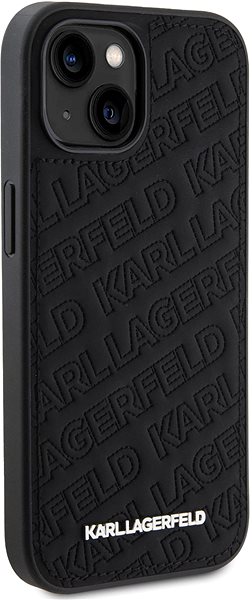 Handyhülle Karl Lagerfeld PU Quilted Pattern Back Cover für iPhone 15 Schwarz ...