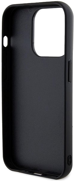 Telefon tok Karl Lagerfeld 3D Rubber Karl and Choupette iPhone 14 Pro fekete hátlap tok ...