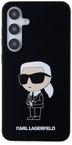 Kryt na mobil Karl Lagerfeld Liquid Silicone Ikonik NFT Zadný Kryt na Samsung Galaxy S24+ Black ...
