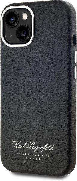 Telefon tok Karl Lagerfeld Grained PU Hotel RSG iPhone 13 Black tok ...