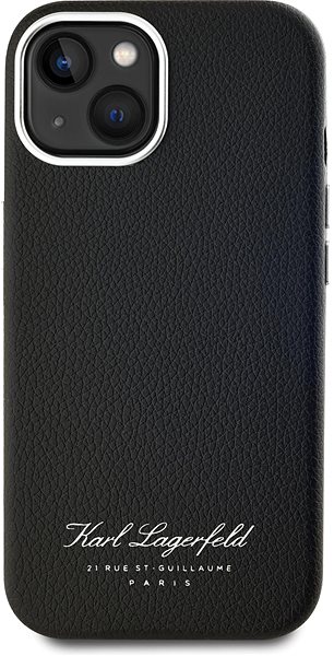 Telefon tok Karl Lagerfeld Grained PU Hotel RSG iPhone 14 Black tok ...