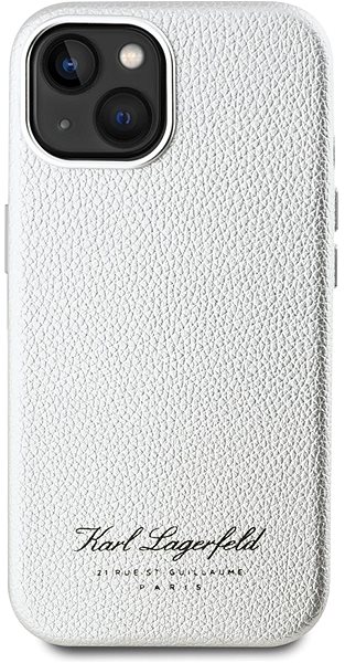 Kryt na mobil Karl Lagerfeld Grained PU Hotel RSG Zadný Kryt na iPhone 15 Grey ...