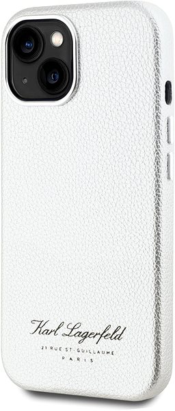 Kryt na mobil Karl Lagerfeld Grained PU Hotel RSG Zadný Kryt na iPhone 15 Grey ...