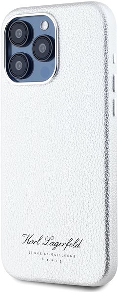 Handyhülle Karl Lagerfeld Grained PU Hotel RSG Backcover für das iPhone 15 Pro Grey ...