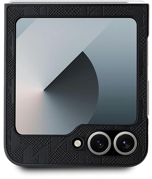 Telefon tok Karl Lagerfeld PU Saffiano Monogram Karl Head Samsung Galaxy Z Flip6 Black tok ...