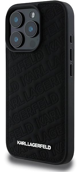 Telefon tok Karl Lagerfeld PU Quilted Pattern iPhone 16 Pro Black tok ...