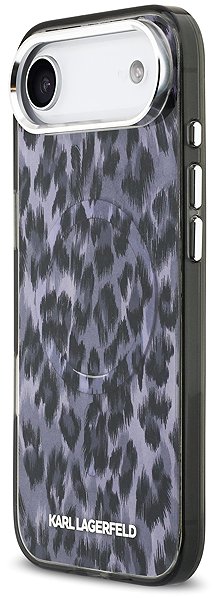 Handyhülle Karl Lagerfeld IML Leopard MagSafe Back Cover für iPhone Air Grau ...