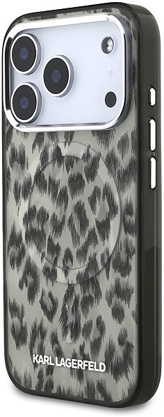 Handyhülle Karl Lagerfeld IML Leopard MagSafe Back Cover für iPhone 17 Pro Brown ...