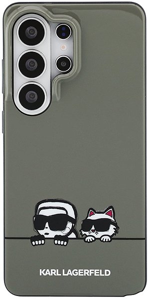 Telefon tok Karl Lagerfeld IML K&CH Peekaboo Logo Magnetic Samsung Galaxy S26 Ultra fekete tok ...