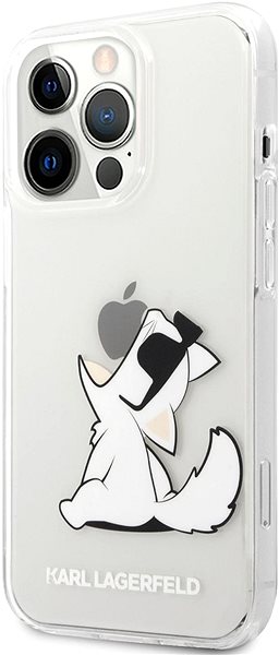 Telefon tok Karl Lagerfeld PC/TPU Choupette Eat Apple iPhone 13 Pro Max átlátszó tok ...