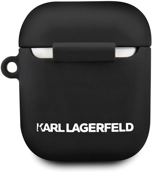 Headphone Case Karl Lagerfeld Silicone Case for Airpod Black Back page