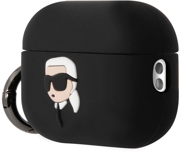 Puzdro na slúchadlá Karl Lagerfeld 3D Logo NFT Karl Head Silikónové Puzdro na Airpods Pro 2 Black ...