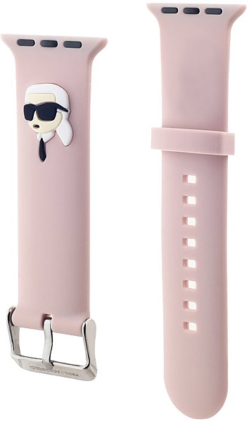 Armband Karl Lagerfeld Karl Head NFT für Apple Watch 38/40/41 Pink ...