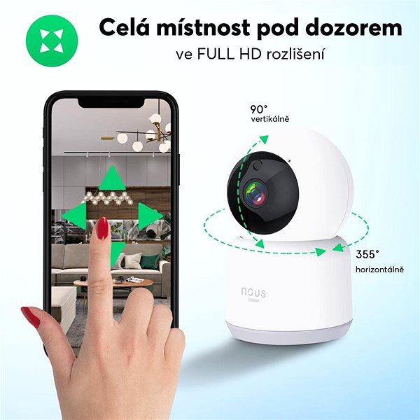 IP kamera NOUS W2 WiFi Tuya ...