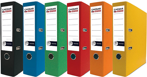 Arch Folder CAESAR OFFICE Senator rado A4 80 mm black ...