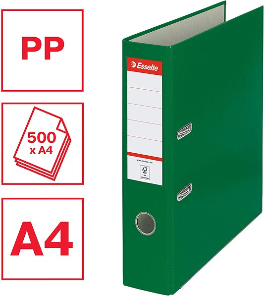 Arch Folder ESSELTE Economy A4 75 mm green ...