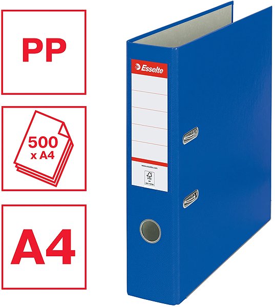 Arch Folder ESSELTE Economy A4 75 mm blue ...