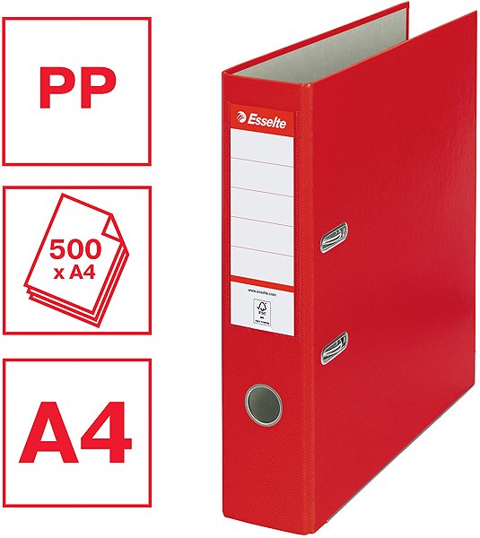Arch Folder ESSELTE Economy A4 75 mm red ...