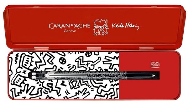 Guľôčkové pero Caran D'ache Keith Haring 849, čierne, M ...