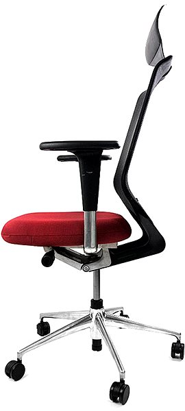Office Chair Alberto Vitra Meda black-red ...