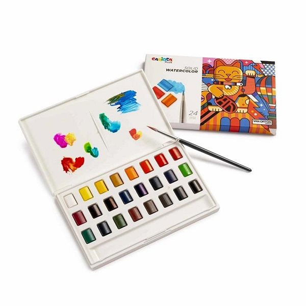 Vodovky Carioca Plus Akvarelové barvy 24 ks ...