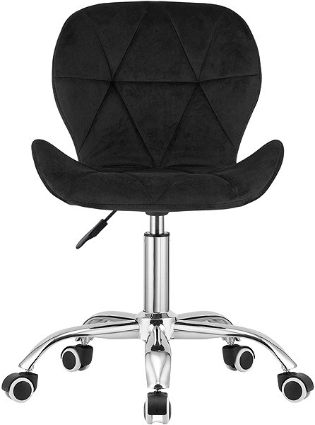 Office Chair ModernHome Office velvet swivel chair AVOLA, black ...