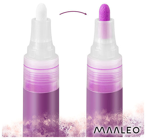 MAALEO 27051 acrylic markers - set of 16 colours .