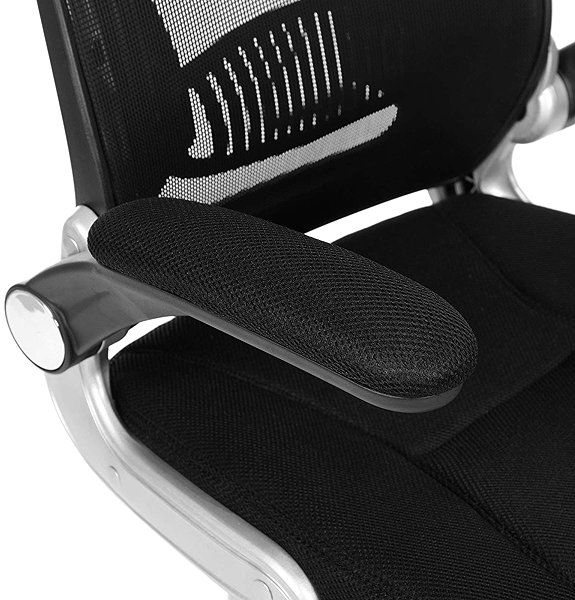 Office Chair SONGMICS Office chair, ergonomic, adjustable, swivel, black ...