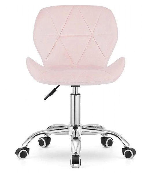 Office Chair Textilomanie Avola Velvet office chair, pink ...