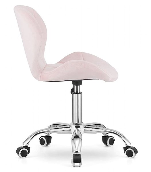 Office Chair Textilomanie Avola Velvet office chair, pink ...