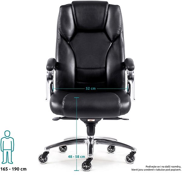 Office Armchair SUPERKANCL Chef black ...