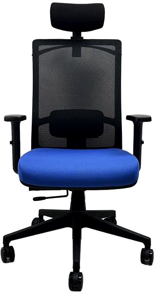 Office Chair OFFICE MORE Office chair DVIS blue with headrest ...