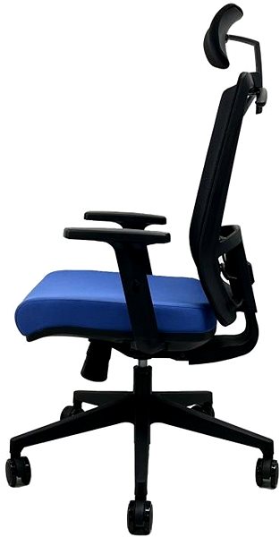 Office Chair OFFICE MORE Office chair DVIS blue with headrest ...