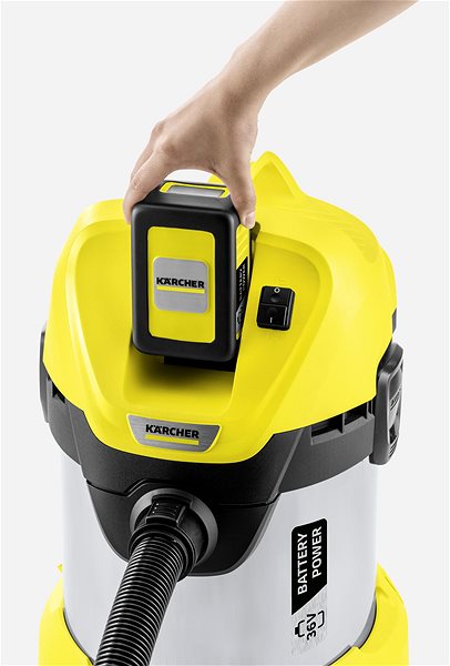 Multipurpose Vacuum Cleaner KÄRCHER AKU Multi-purpose vacuum cleaner WD 3 Premium Battery (without battery) ...