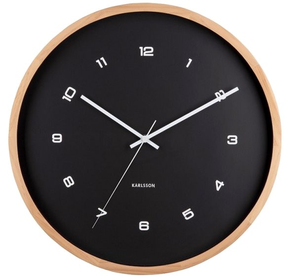 Wall Clock Karlsson 5938BK ...