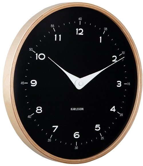 Wall Clock Karlsson 5995BK ...